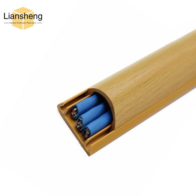 Semi Circle Adhesive Plastic Cable Sleeve