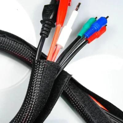 Cable Protection Sleeve with Hook Loop Wire Cable Terminal Block