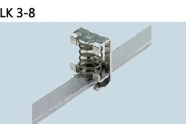 Steel DIN-Rail Mounting Clamping Yoke (LK 3-8)
