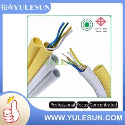 Electrical Conduit Pipe and Fitting Yellow Color Flexible Pipe