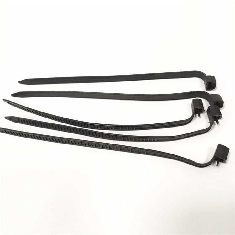 200mm 250mm Black Releaseable Nylon Cable Ties for Wires