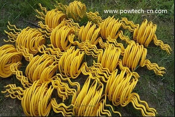 High Quality Spiral PVC Yellow Bird Diverter
