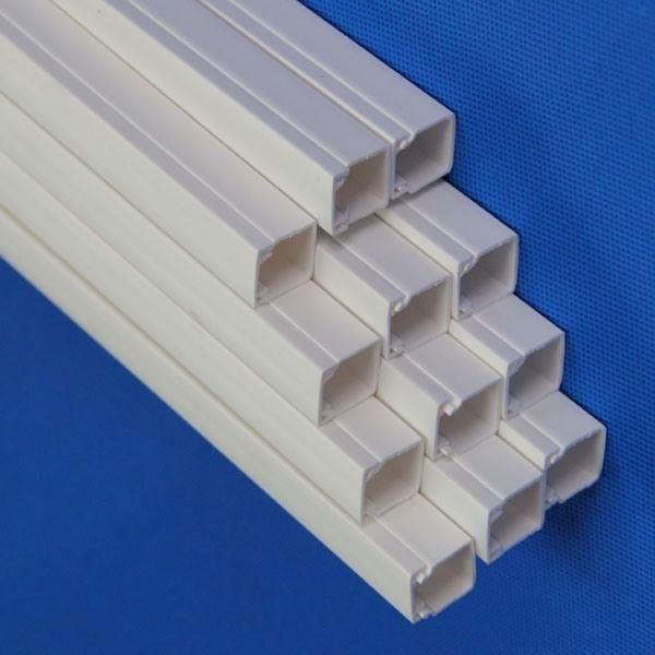 Factory Price Electrical Arc Cable Floor Trunking High Quality PVC Plastic Square Pipe