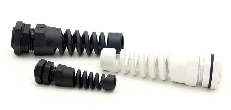 M22 spiral Flexible Cable Gland with IP67 Metal Joint Kits