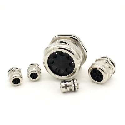 2holes IP68 Metal Cable Gland M27*1.5 Cable Connector