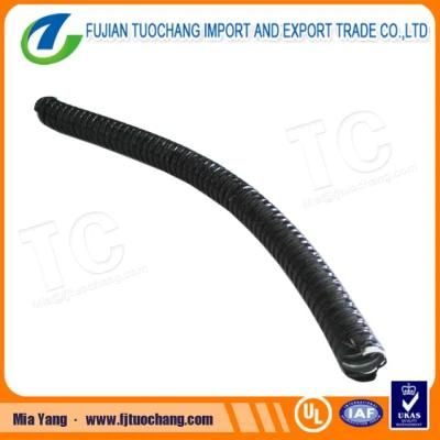 Black Color PVC Coated Flexible Cable Conduit