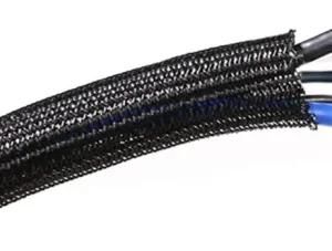 Self-Closing, Overlapping Edge Pet PA Filament Woven Ribbon Hose Protection Applied for Automotive