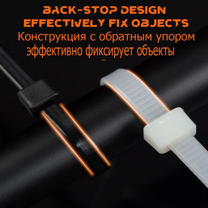 4X200mm 8inches Self-Locking Nylon Cable Ties