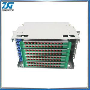 144 Cores Rack Mounted Fiber Optic ODF Patch Panel, ODF Optical Distribution Box