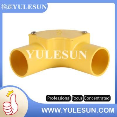 PVC Yellow Tis Conduit Fitting Inspection Elbow