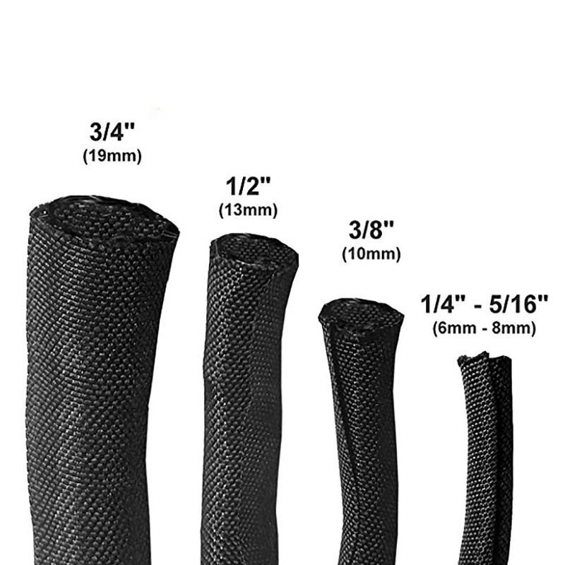 Flame Retardant Textile Cable Management Self-Closing Sleeving