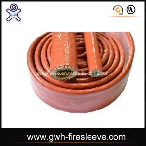 Rust Red Fiberglass Sleeving Fire Sleeve