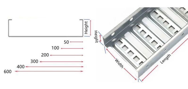 Low Price 200mm Width Perforated Ladder Type Cable Tray Systems Manufacturer