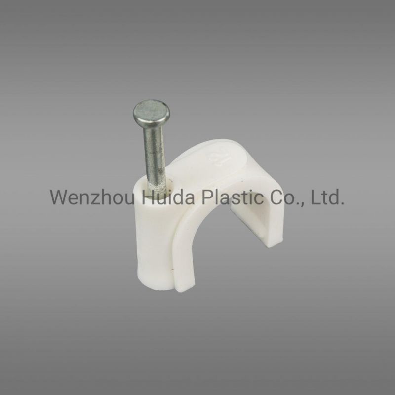 Hds Round Circle Type Cable Clip with Nail #6