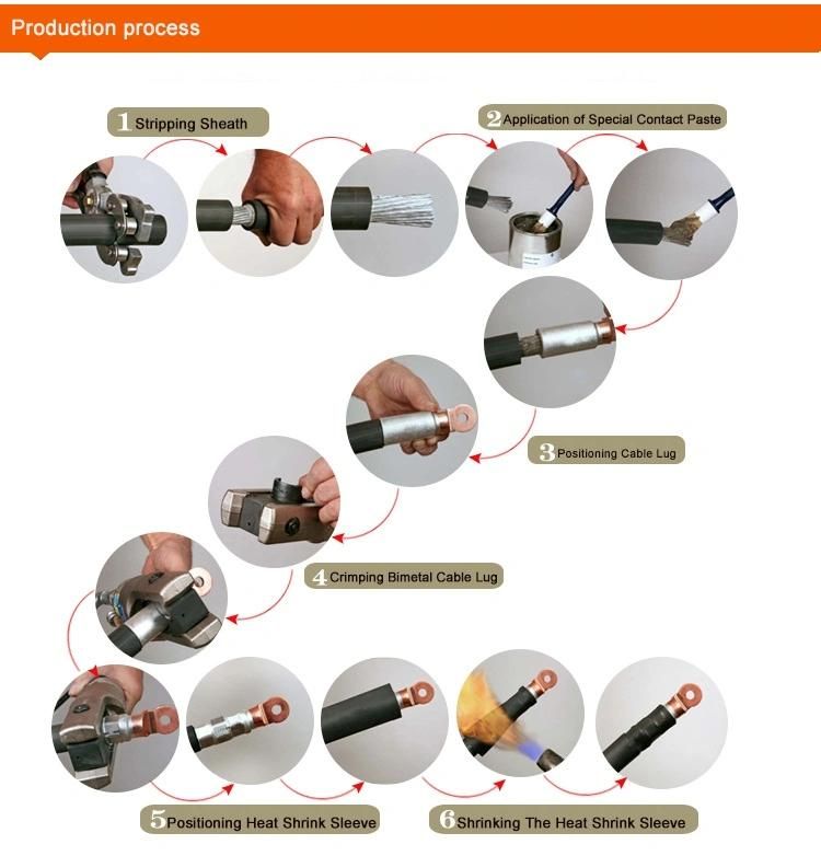 Compression Copper Cable Sleeve Crimp Cable Link