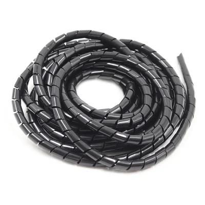 TV PC Cinema Cable Tidy Wrapping Band10mm 10m (Dia 10mm-Length10M,) Spiral Pipe