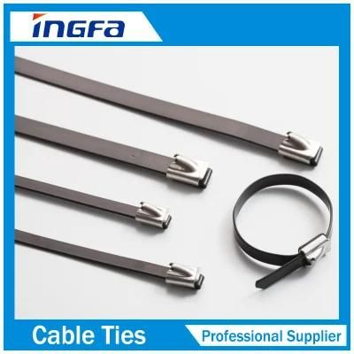 Epoxy Semi Coated Ball Lock Type Ss 304/316 Cable Ties