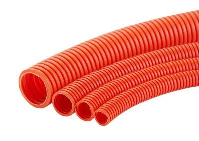 Orange Grey 20mm 50mm PVC Flexible Electrical Wiring Conduit Pipe