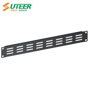 1u 19 Inch Flanged Vent Rack Mount Panel