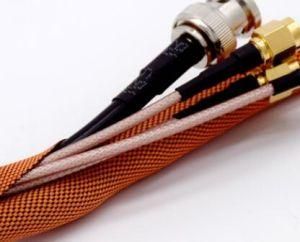 Flexible to Install, Self Closing, Overlapping Edge Pet/PA Knitted Sleeve Mechanical Protection