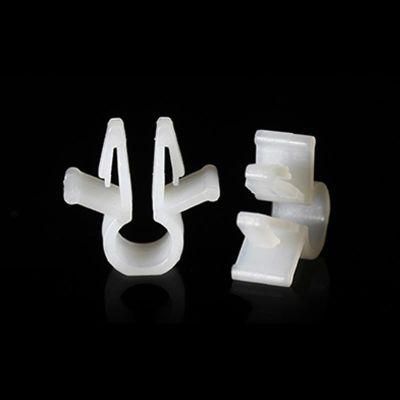 Plastic Bushing Cable Clamp PCB Hole Anti Stripping, Nylon Black &amp; White UL94V-2 Cord Wire Hole Clips