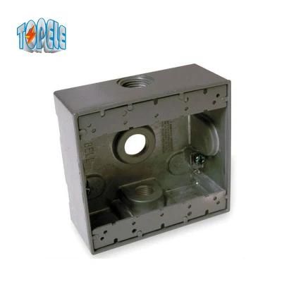 Galvanized Electrical 2 Gang Box Weatherproof Box for Metal Conduit with UL List
