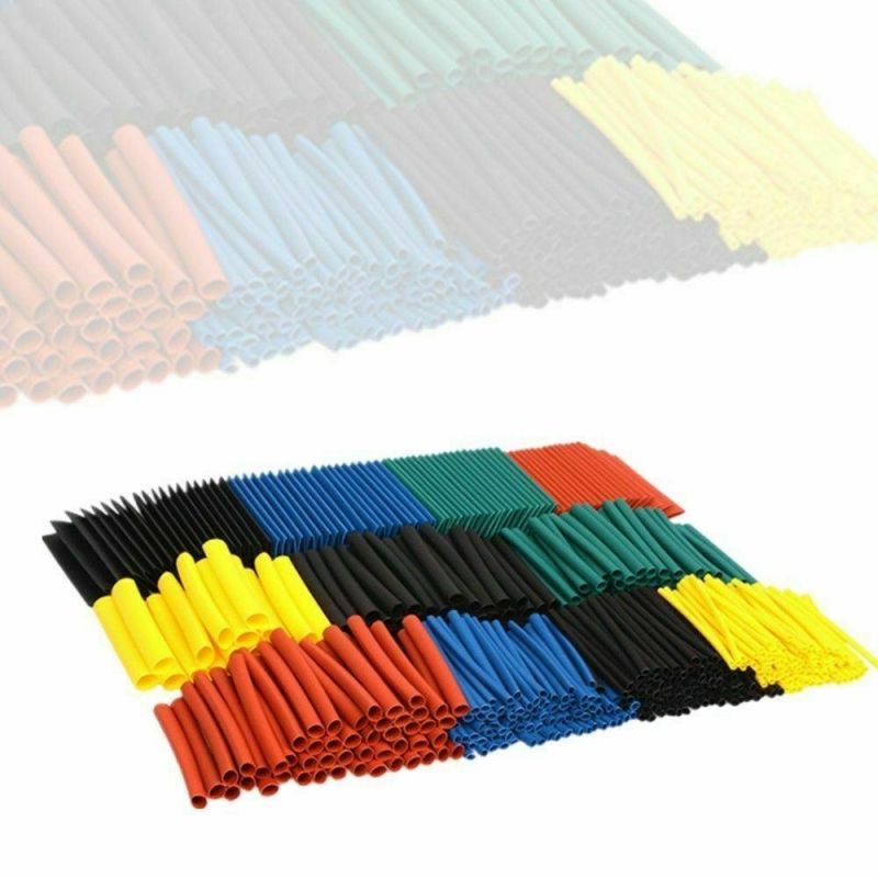 Raytech Assortment Polyolefin Insulation Heat Shrink Sleeving Tubing Kit with Glue