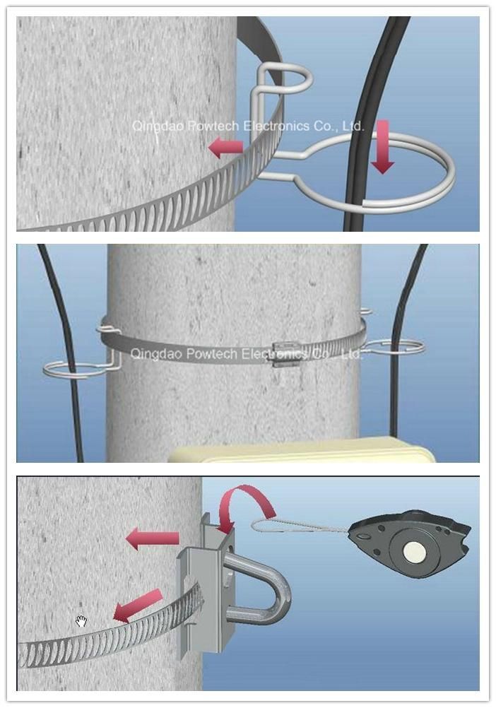 Stainless Steel Orbit Hose Clip for Pole