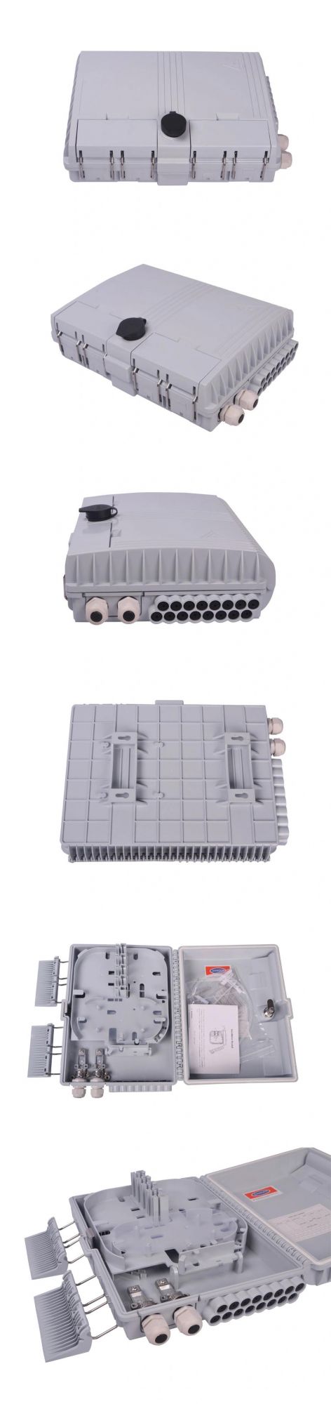 PC+ABS Outdoor Waterproof FTTH Box 16 Core Terminal Box