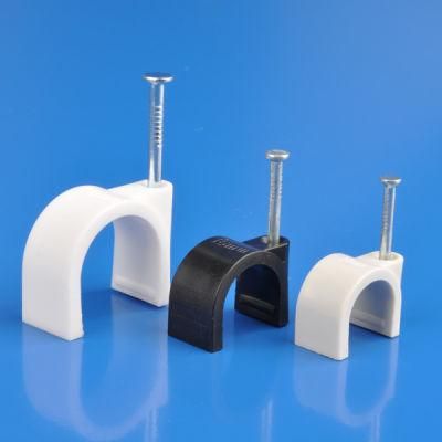 Nail Cable Clip 16mm Black