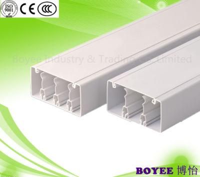 PVC Compartment Trunking, 3 Clips Plastic Cable Trunking