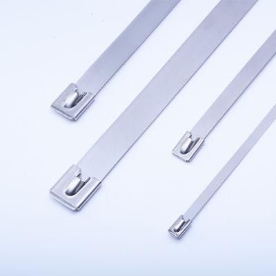 Anti Corrosion Factory Directly Provide Full Coated Lock Stainless Steel Cable Ties