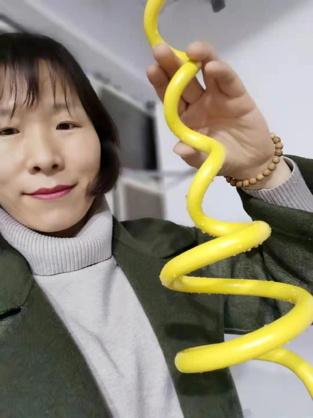 High Quality Spiral PVC Yellow Bird Diverter
