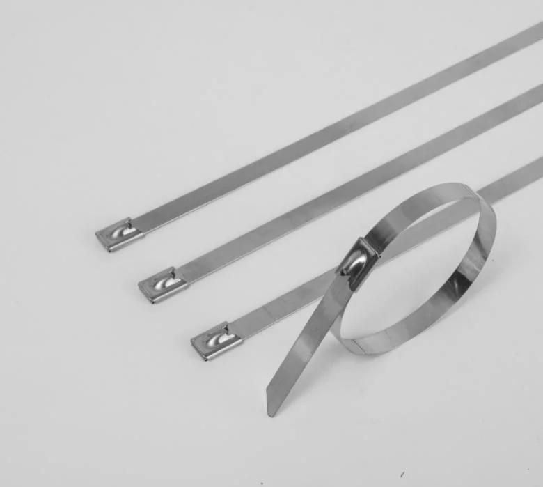 Factory Directly Provide High Quality Stainless Steel Zip Ties 4.6*300mm SS304 Stainless Steel Cable Ties Raw Material