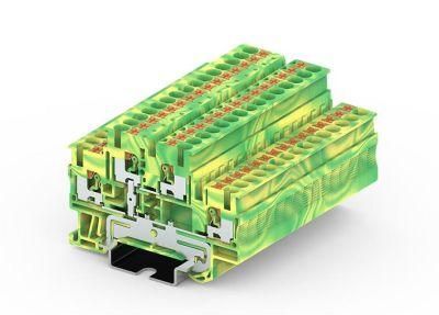 Push in Terminal Spring Quick Wiring DIN Rail Terminal