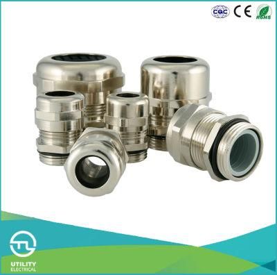 Pg Series Metal Brass Nickel Plated Waterproof Cable Glands