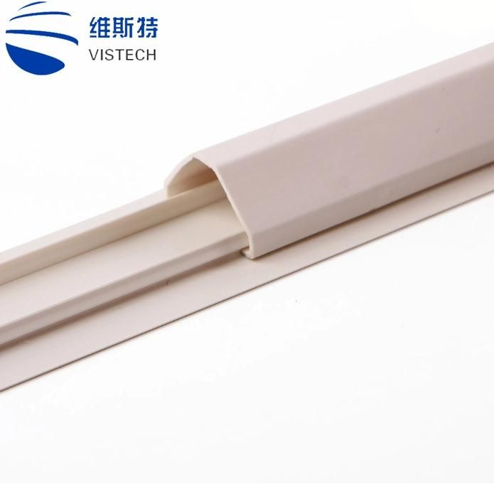 PVC Wiring Cable Ducts Plastic Network Electrical Cable Trunking, Cable Tray, PVC Trunking