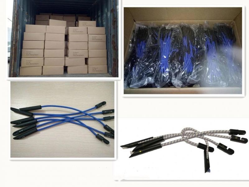 Us Market Elastic Bungee Toggle Ties for Scaffolding Sheeting with Latex Thread