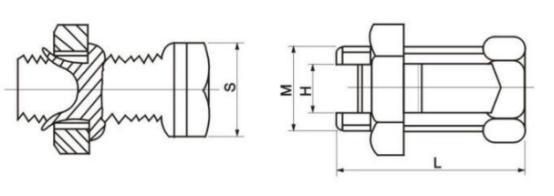 Split Bolt Connector Brass Copper Cable Connector Earthing Clamp