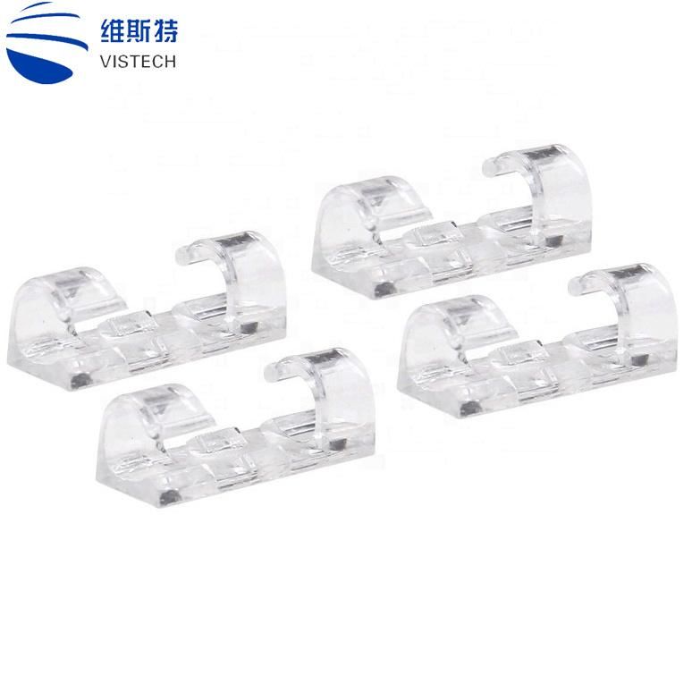 Factory Custom White Wire Fixed Clip Cord Cable Wire Clear up Clips Holder Clamps Wire Button