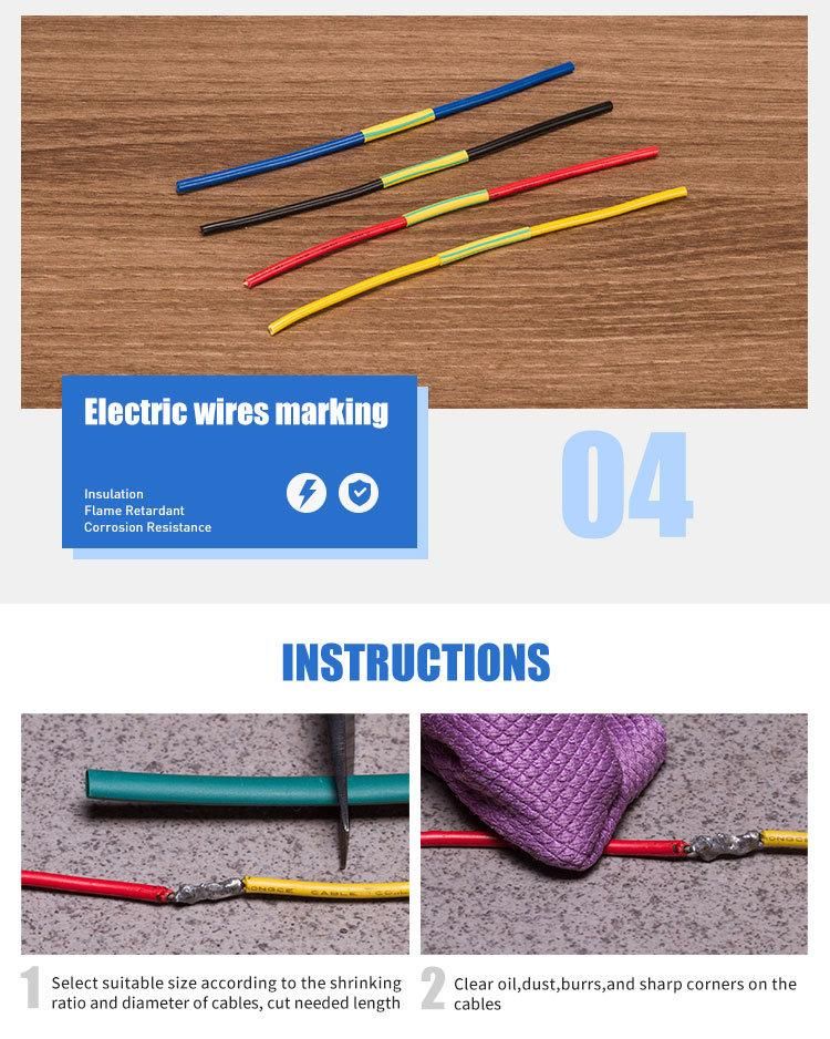 High Quanlity Fire Resistance Heat Shrinking Tube