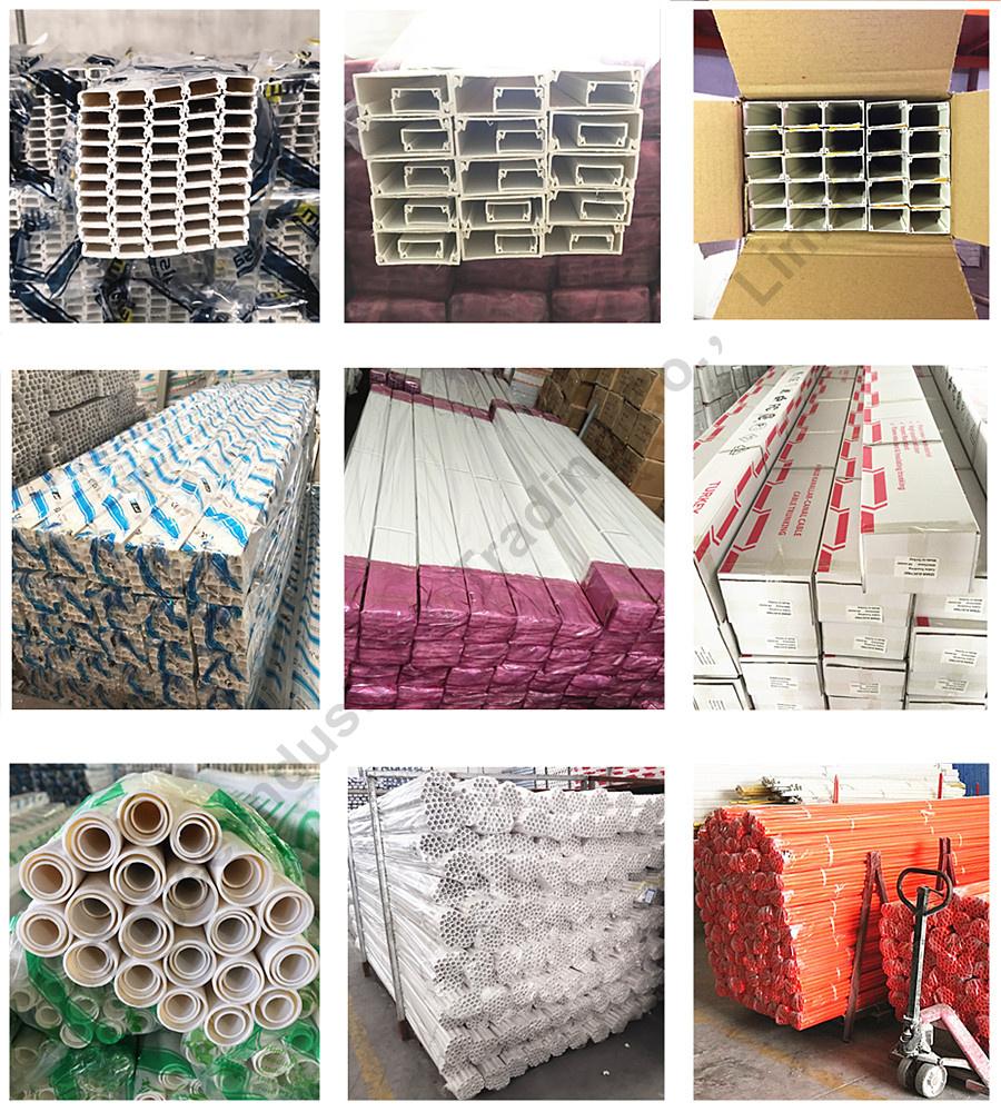 PVC Electrical Cable Trunking Plastic Ductwork