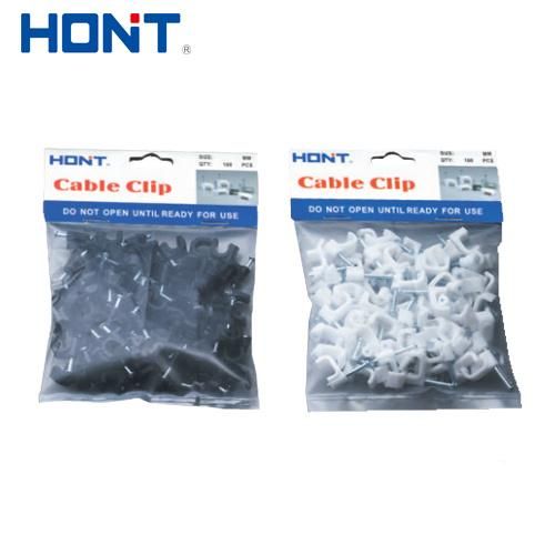 Nail Cable Clip Double Nail Flat Cable Clip
