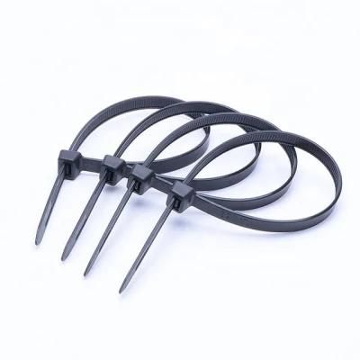Igoto Et 5*250 Black Cable Ties Size Nylon 66 Zip Cable Ties Adjustable Cable Ties