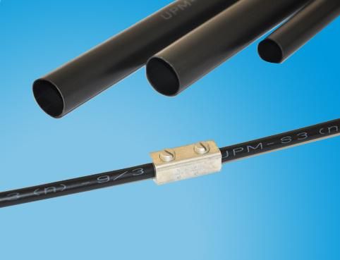 Black Cross Linked Polyolefin Heat Shrink Tubing with RoHS