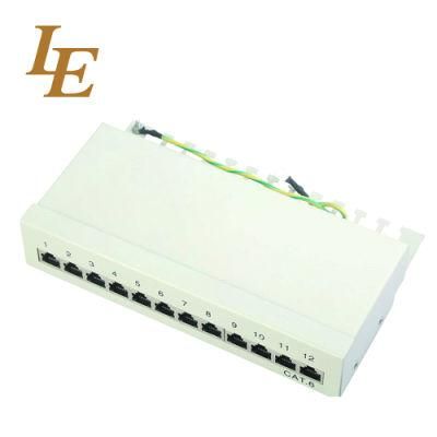 1u FTP 12port with Cable Managament CAT6 Patch Panel
