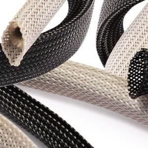 Expandable Braided Sleeve Production Pet&PA Fibre with Permanent Hot Resistance Applied for Wire