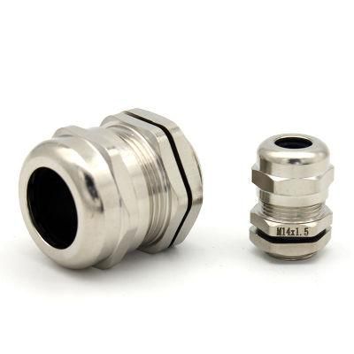 IP68 Metal M14 Waterproof Brass Gland