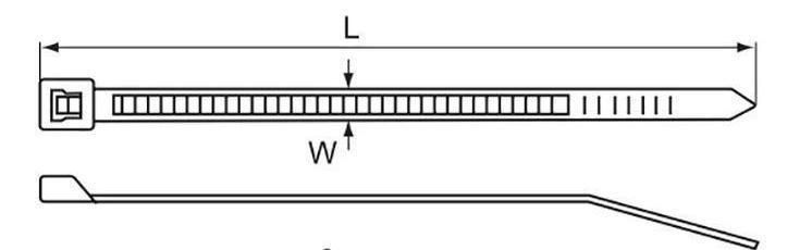 Nylon 66 Self-Locking Nylon Tie Strap Cable Tie