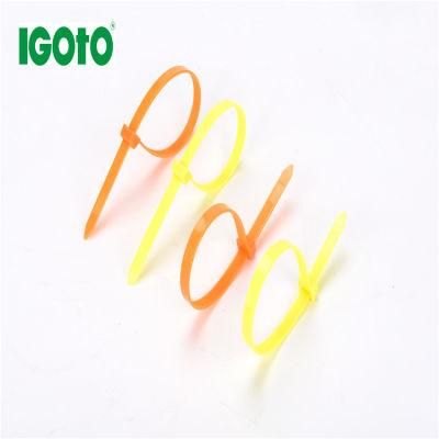 Factory Direct Custom Colored White Self-Locking Plastic Nylon Cable Tie